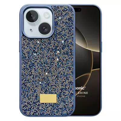 Microsonic Apple iPhone 15 Plus Kılıf Cosmic Shine Lacivert