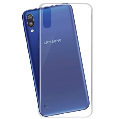 Microsonic Samsung Galaxy M30 Kılıf Transparent Soft Beyaz