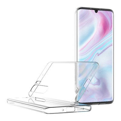 Microsonic Xiaomi Mi Note 10 Lite Kılıf Komple Gövde Koruyucu Silikon Şeffaf