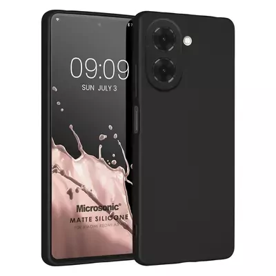 Microsonic Matte Silicone Xiaomi Redmi A5 4G Kılıf Siyah