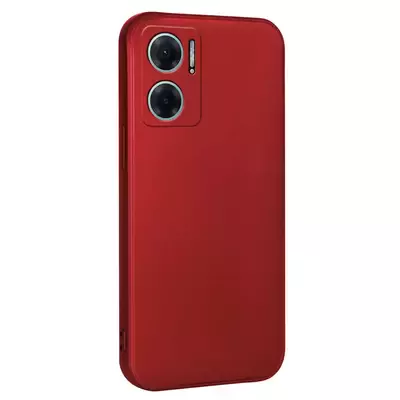 Microsonic Xiaomi Redmi Note 11E Kılıf Matte Silicone Kırmızı