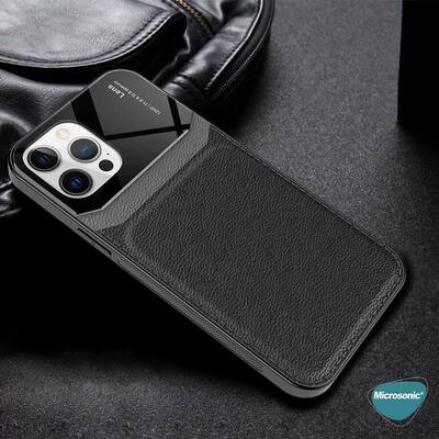 Microsonic Apple iPhone XR Kılıf Uniq Leather Lacivert