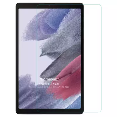 Microsonic Samsung Galaxy Tab A7 Lite T225 Tempered Glass Cam Ekran Koruyucu