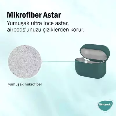 Microsonic AirPods Pro 2.Nesil Liquid Silicone Lansman Sarı