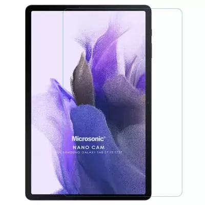 Microsonic Samsung Galaxy Tab S7 FE LTE T737 Nano Glass Cam Ekran Koruyucu