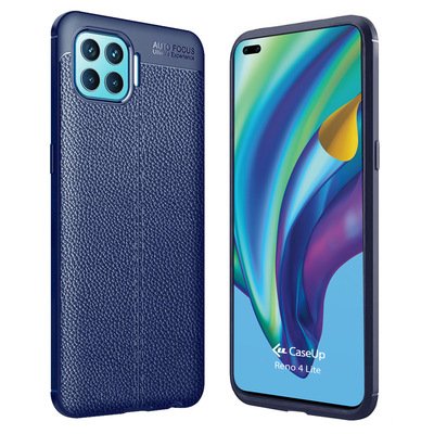 CaseUp Oppo Reno 4 Lite Kılıf Niss Silikon Lacivert