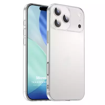 Microsonic Apple iPhone 17 Pro Max Kılıf Transparent Soft Şeffaf