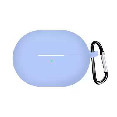 Microsonic Huawei FreeBuds Pro 4 Kılıf Askılı Mat Silikon Mavi
