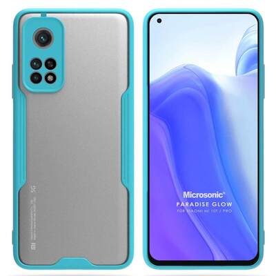 Microsonic Xiaomi Mi 10T Kılıf Paradise Glow Turkuaz