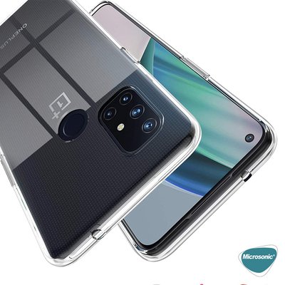 Microsonic OnePlus Nord N100  Kılıf Transparent Soft Beyaz