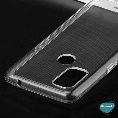 Microsonic OnePlus Nord N100  Kılıf Transparent Soft Beyaz