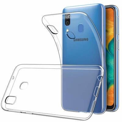 Microsonic Samsung Galaxy A50 Kılıf Transparent Soft Beyaz