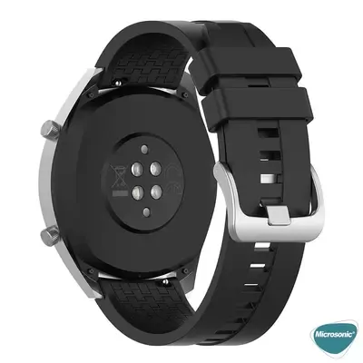 Microsonic Samsung Galaxy Watch 5 Pro 45mm Kordon, Silicone RapidBands Turuncu