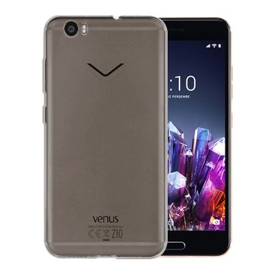 Microsonic Vestel Venüs Z10 Kılıf Transparent Soft Siyah