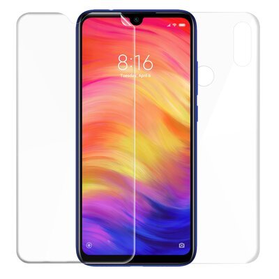 Microsonic Xiaomi Redmi Note 7 Pro Ekran Koruyucu Film Seti - Ön ve Arka