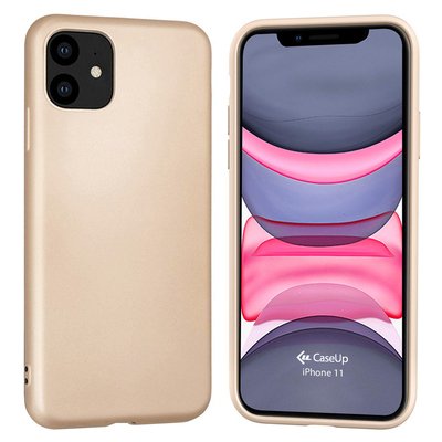 CaseUp Apple iPhone 11 Kılıf Matte Surface Gold