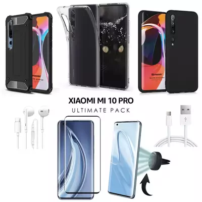 Microsonic Xiaomi Mi 10 Pro Kılıf & Aksesuar Seti