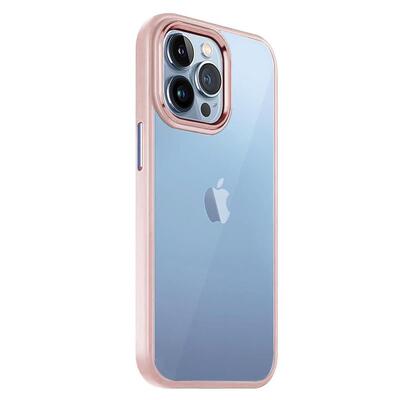 Microsonic Apple iPhone 13 Pro Max Kılıf Shadow Planet Açık Pembe