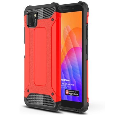 Microsonic Huawei Honor 9S Kılıf Rugged Armor Kırmızı