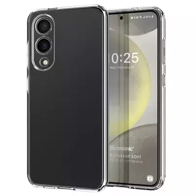 Microsonic Samsung Galaxy S25 Edge Kılıf Transparent Soft Şeffaf