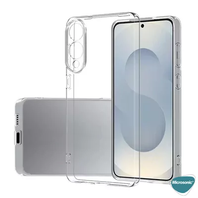 Microsonic Samsung Galaxy S25 Edge Kılıf Transparent Soft Şeffaf