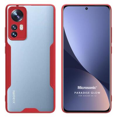 Microsonic Xiaomi Mi 12 Kılıf Paradise Glow Kırmızı