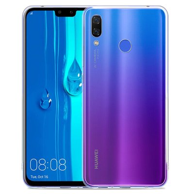 Microsonic Huawei Y9 2019 Kılıf Transparent Soft Beyaz