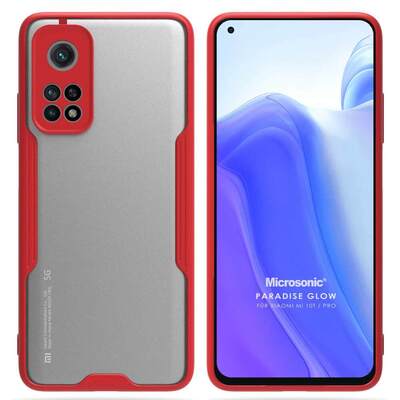 Microsonic Xiaomi Mi 10T Kılıf Paradise Glow Kırmızı