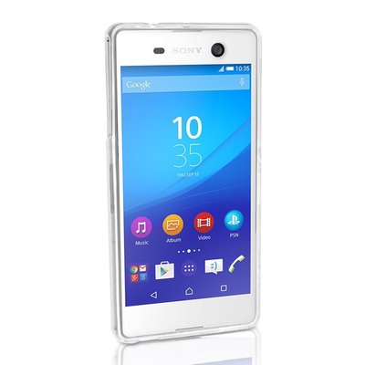 CaseUp Sony Xperia C5 Ultra Kılıf Transparent Soft Beyaz