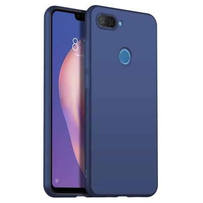 CaseUp Xiaomi Mi 8 Lite Kılıf Matte Surface Lacivert