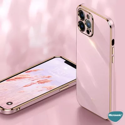 Microsonic Apple iPhone 17 Air Kılıf Olive Plated Pembe