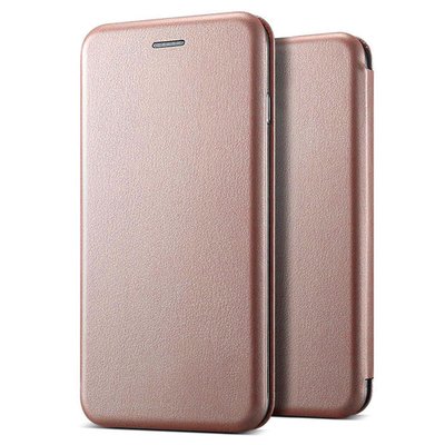 Microsonic Lenovo Vibe K5 Klııf Slim Leather Design Flip Cover Rose Gold