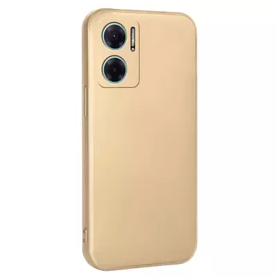 Microsonic Xiaomi Redmi Note 11E Kılıf Matte Silicone Gold