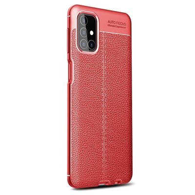 CaseUp Samsung Galaxy M51 Kılıf Niss Silikon Kırmızı