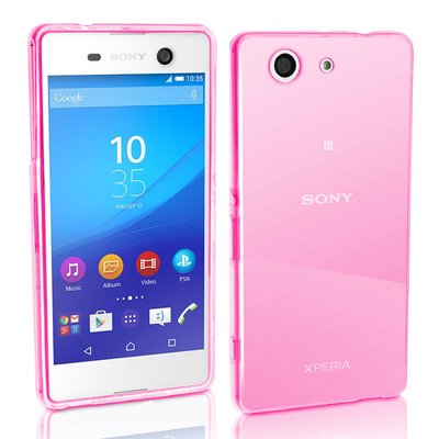 CaseUp Sony Xperia C5 Ultra Kılıf Transparent Soft Pembe