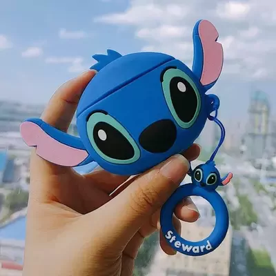 Microsonic AirPods 3. Nesil Kılıf Cartoon Figürlü Silikon Crtn-Fgr-Stch-Mvi