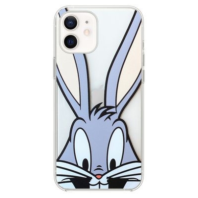 Microsonic iPhone 12 Mini Desenli Kılıf Mutlu Tavşan