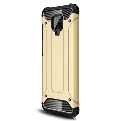 CaseUp Xiaomi Redmi Note 9S Kılıf Tank Gold