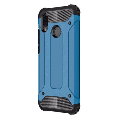 Microsonic Huawei P20 Lite Kılıf Rugged Armor Mavi