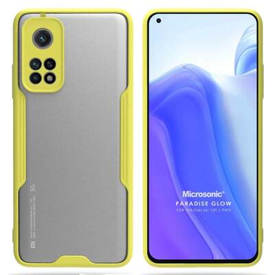 Microsonic Xiaomi Mi 10T Pro Kılıf Paradise Glow Sarı