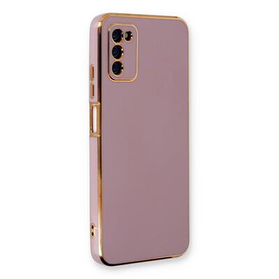 Microsonic Samsung Galaxy A03s Kılıf Olive Plated Lila