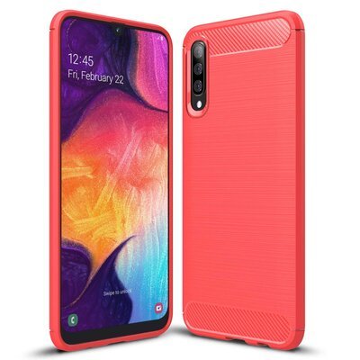 Microsonic Samsung Galaxy A50S Kılıf Room Silikon Kırmızı