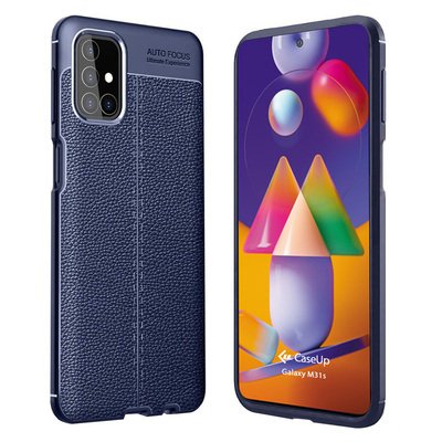 CaseUp Samsung Galaxy M31s Kılıf Niss Silikon Lacivert