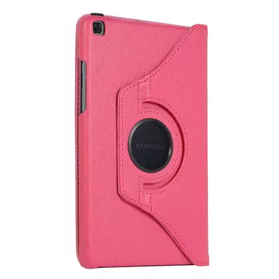 Microsonic Samsung Galaxy Tab A7 Lite T225 Kılıf 360 Rotating Stand Deri Pembe