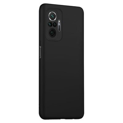 Microsonic Xiaomi Redmi Note 10 Pro Max Kılıf Matte Silicone Siyah