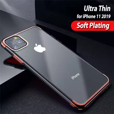 Microsonic Apple iPhone 11 Pro Max (6.5'') Kılıf Skyfall Transparent Clear Rose Gold