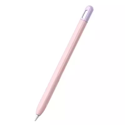 Microsonic Apple Pencil Pro Kılıf Mat Silikon Lila Pembe