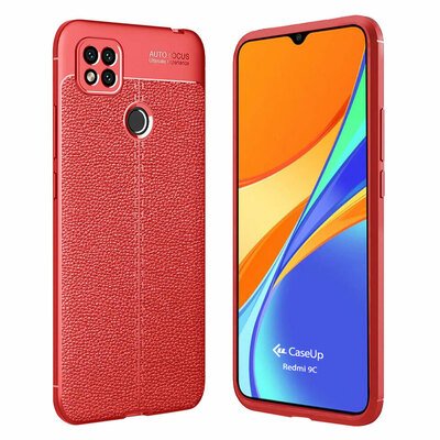 CaseUp Xiaomi Redmi 9C Kılıf Niss Silikon Kırmızı