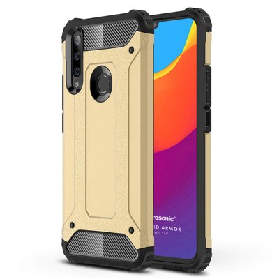 Microsonic Huawei Y6P Kılıf Rugged Armor Gold