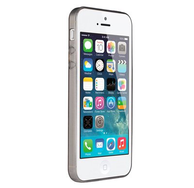 CaseUp Apple iPhone 5 Kılıf Transparent Soft Siyah